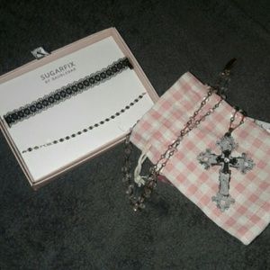 Plunder Cross Sugarfix Baublebar Choker Bundle